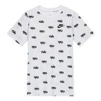 Nike Sportswear Boys' Script All Over Print T Shirt Front_Flat