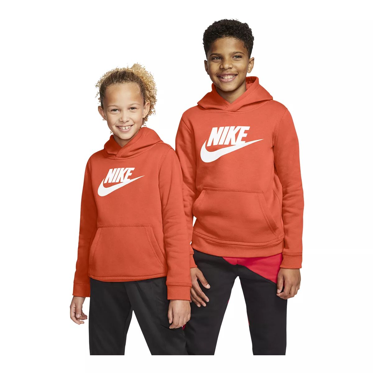 Boys orange nike on sale hoodie