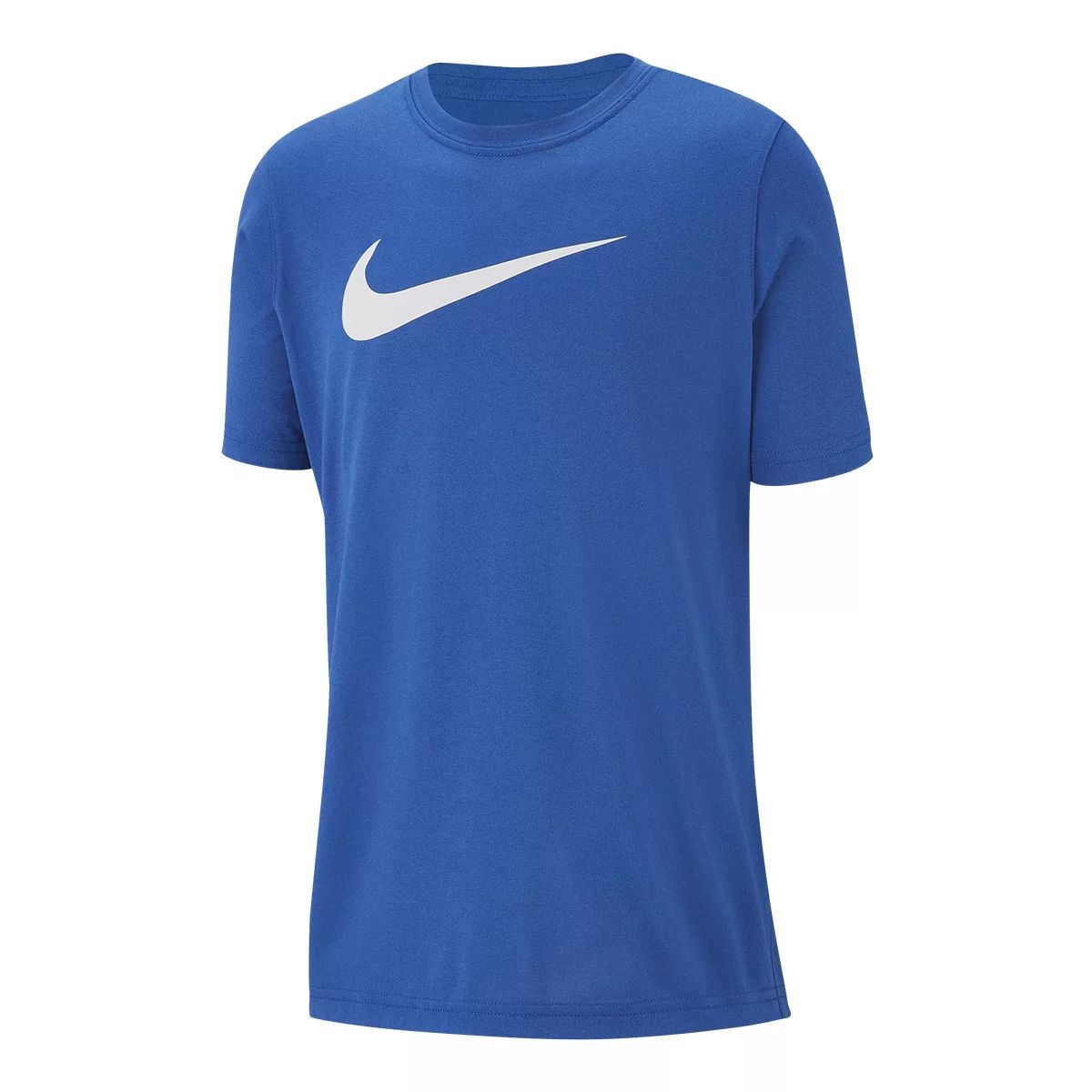 Nike Boys' Dri-FIT Legend Swoosh T Shirt, Kids, Crewneck, Quick Dry, Graphic