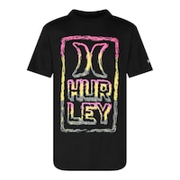 Hurley Boys' Plasma Stack Graphic T Shirt Front_Flat