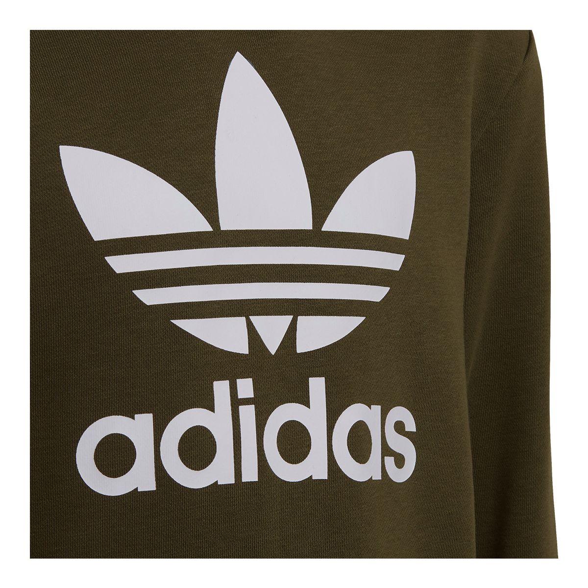 adidas Originals Boys' Trefoil Hoodie, Kids', Pullover, French Terry, Kangaroo Pocket