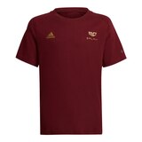 adidas Boys' Salah Football T Shirt, Kids, Crewneck, Cotton, Athletic Front_Flat