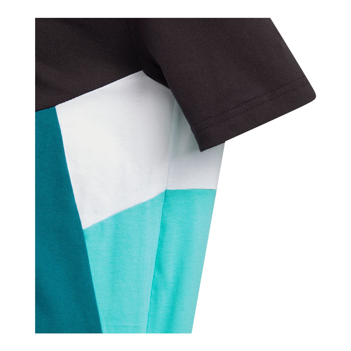 adidas Boys' Colourblock Badge Of Sport T Shirt, Kids', Crewneck, Cotton, Graphic