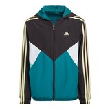 adidas Boys' Colourblock Windbreaker Jacket Front_Flat