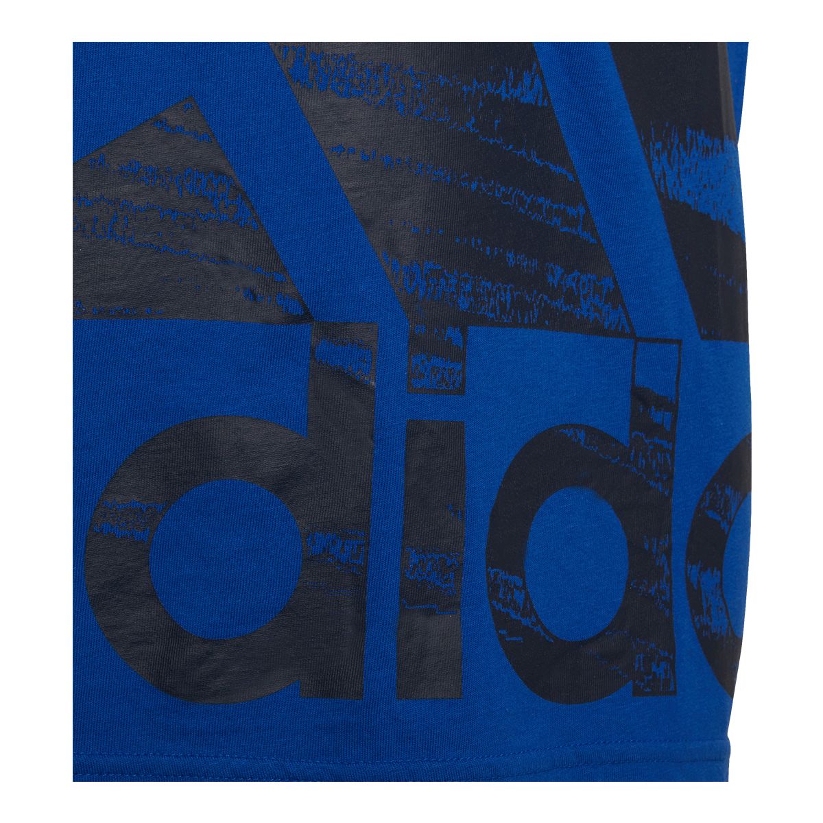 adidas Boys' Big Logo Badge Of Sport Wrap T Shirt, Kids', Crewneck, Cotton, Graphic