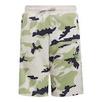 adidas Boys' Camo Shorts, Kids', French Terry, Elastic Waistband, Pockets Front_Flat