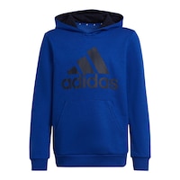 adidas Boys' Sports Brand Love Hoodie, Kids', Pullover, French Terry, Kangaroo Pocket Front_Flat
