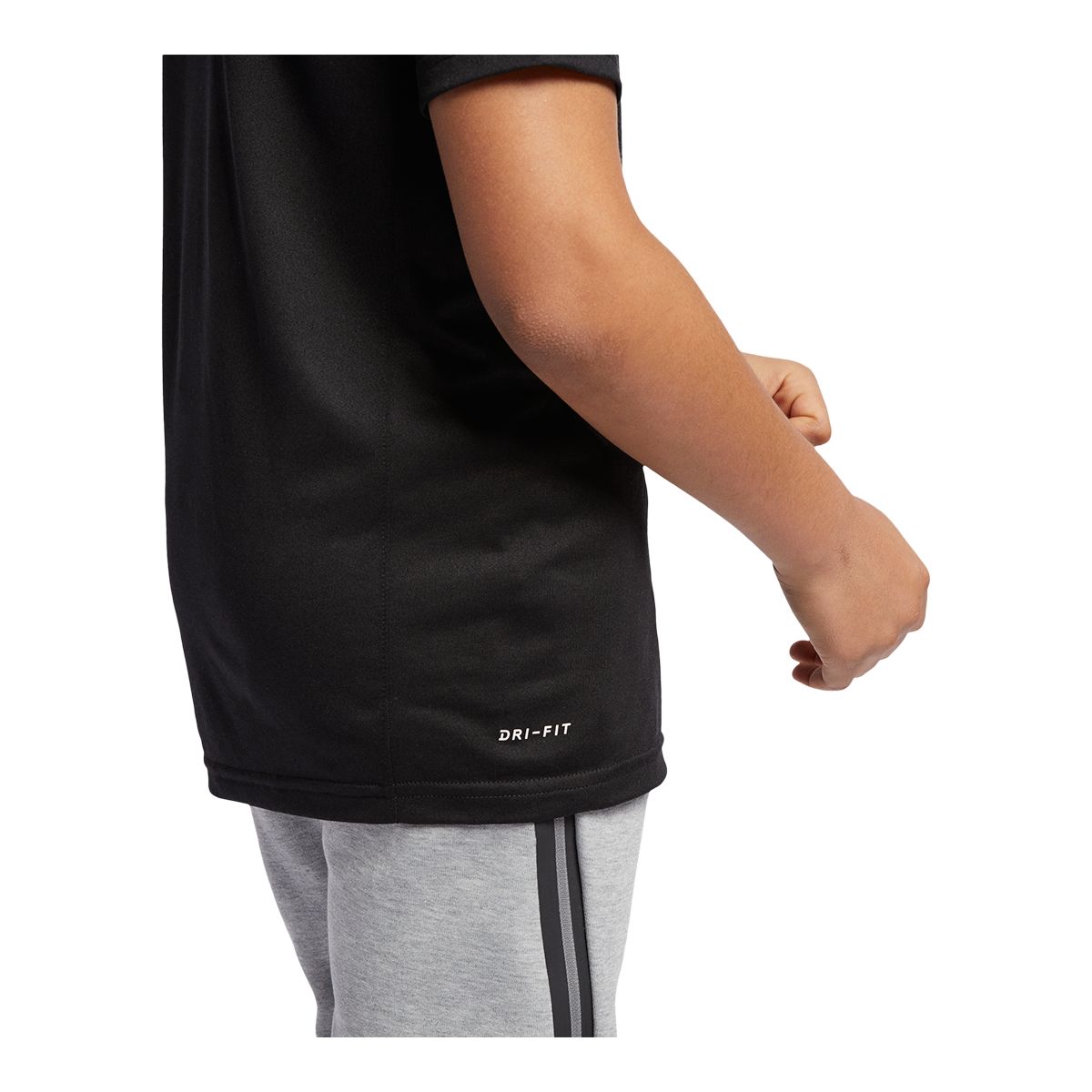 Nike Boys' Dri-FIT Legend Swoosh T Shirt, Kids, Crewneck, Quick Dry, Graphic