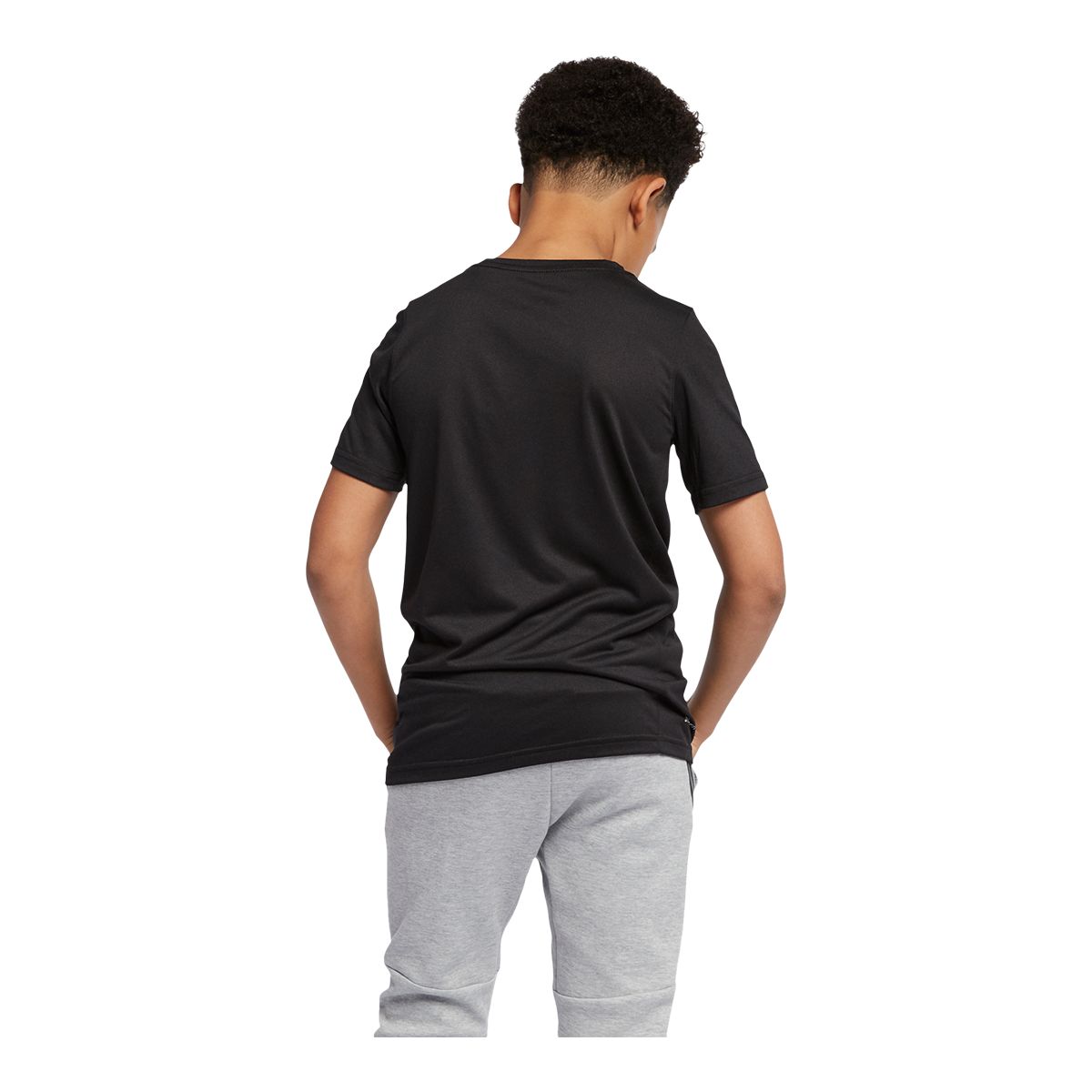 Nike Boys' Dri-FIT Legend Swoosh T Shirt, Kids, Crewneck, Quick Dry, Graphic