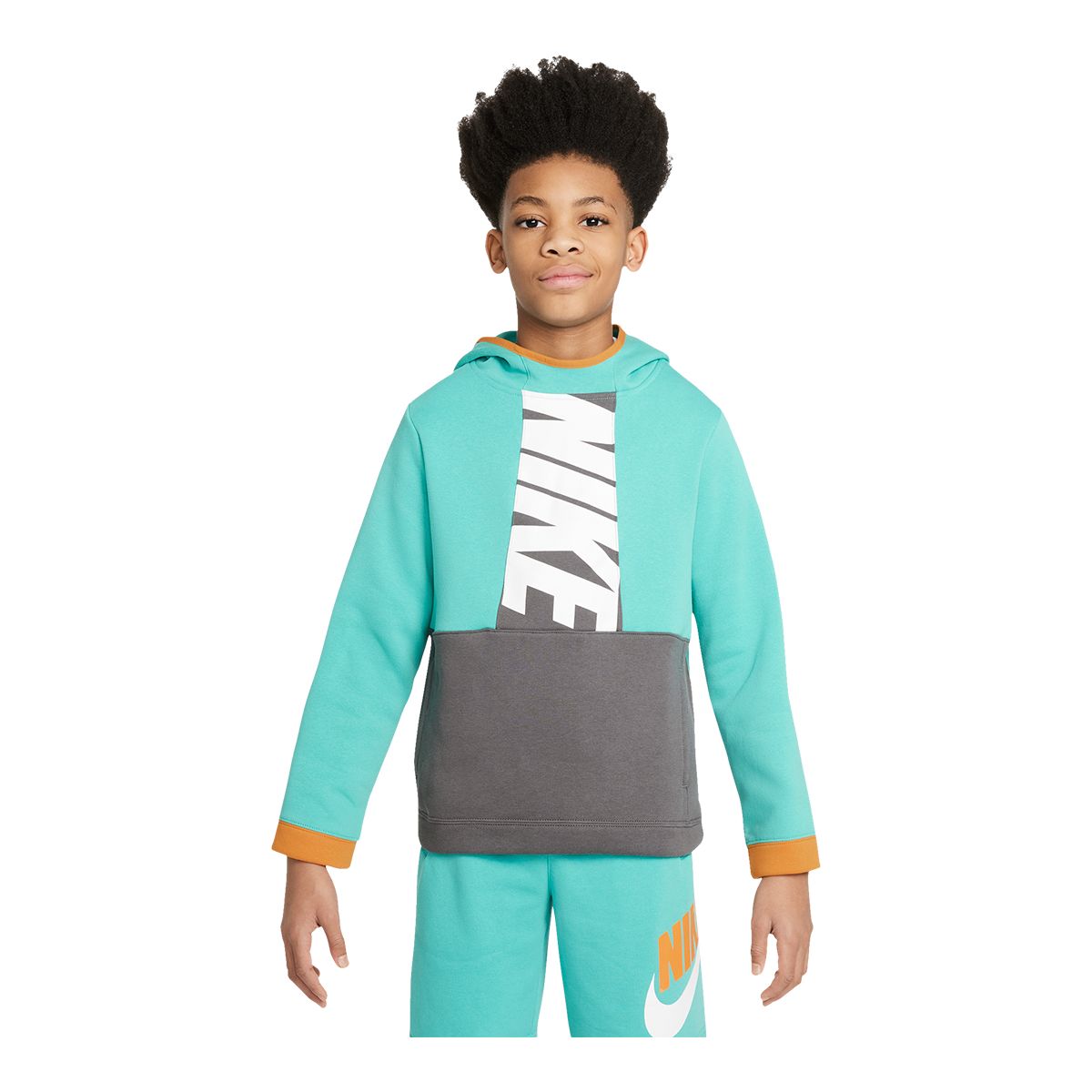 Nike Sportswear Boys' Amplify Hoodie, Kids', Pullover, Kangaroo Pocket