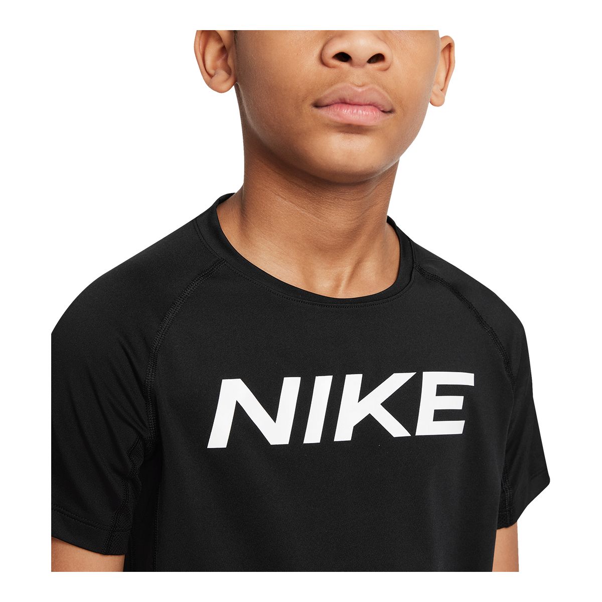 Nike Pro Boys Dri FIT T Shirt Kids Crewneck Quick Dry SportChek