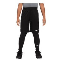 Nike Boys' Pro Dri-FIT Tights, Kids', Lightweight, Athletic, Training Front_Flat
