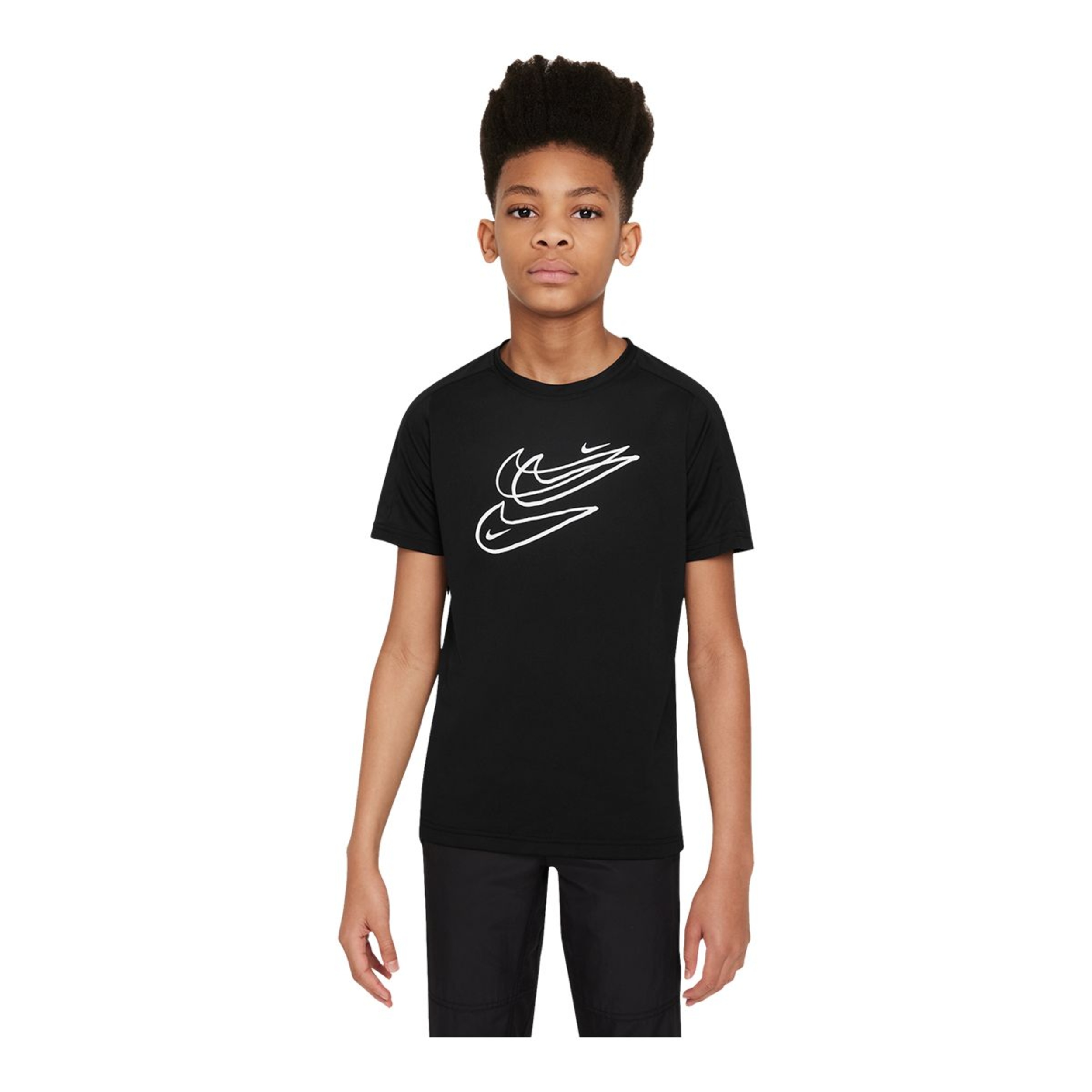 Nike Boys' Dri-FIT Performance HBR T Shirt, Kids, Crewneck, Athletic ...