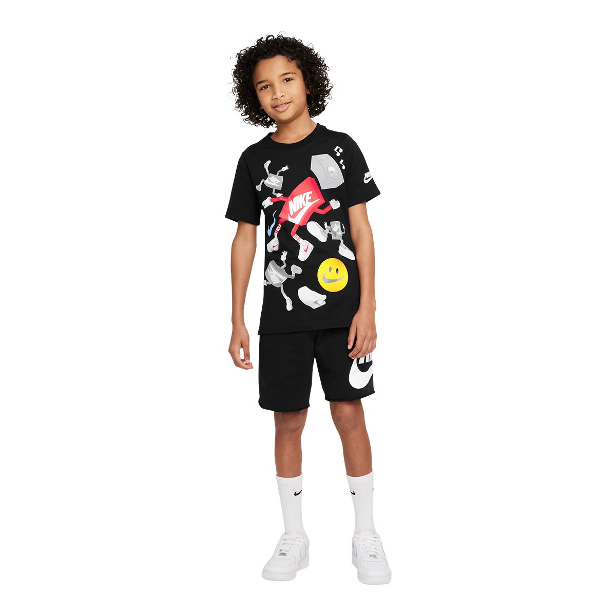 Nike Sportswear Boys' Explode Boxy T Shirt, Kids', Crewneck, Cotton, Graphic