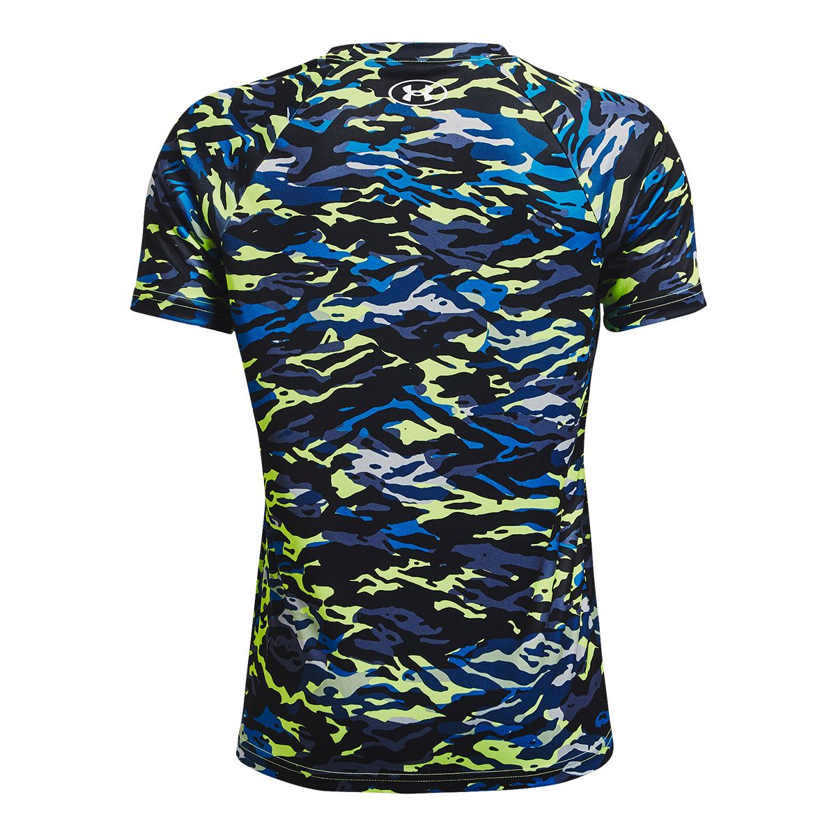 Under Armour Boys' Tech Big Logo Printed T Shirt, Kids, Crewneck, Quick Dry, Graphic
