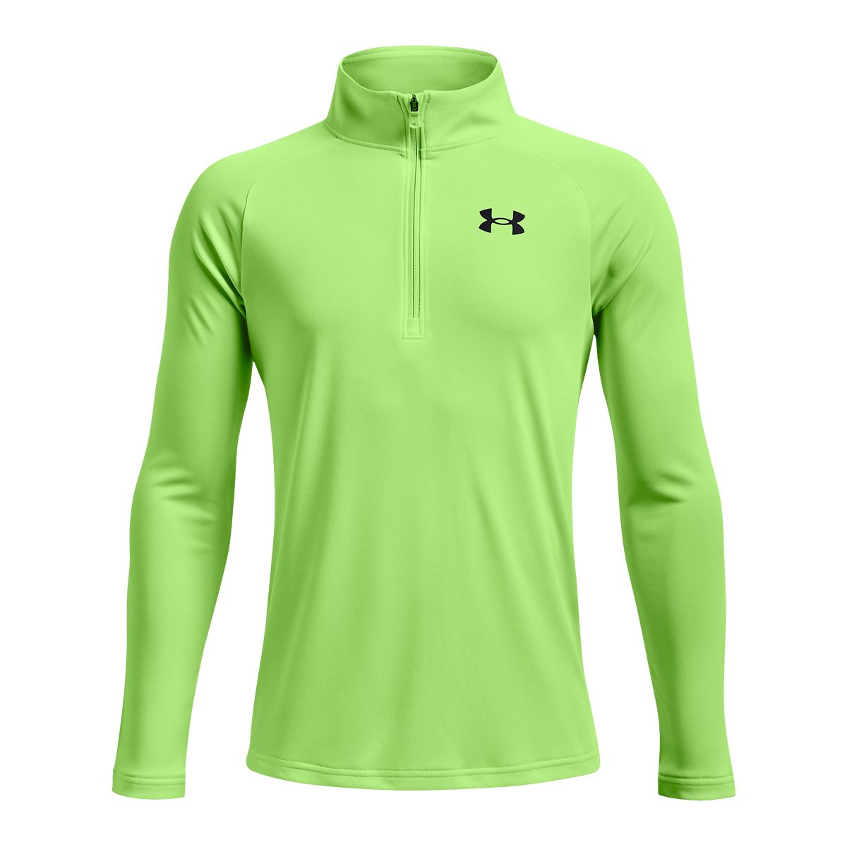 Under Armour Boys' Tech 2.0 1/2 Zip Long Sleeve Shirt, Kids, Quick Dry
