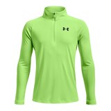 Under Armour Boys' Tech 2.0 1/2 Zip Long Sleeve Shirt, Kids, Quick Dry Front_Flat