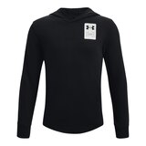 Under Armour Boys' Rival Terry Hoodie, Kids', Pullover, Kangaroo Pocket Front_Flat
