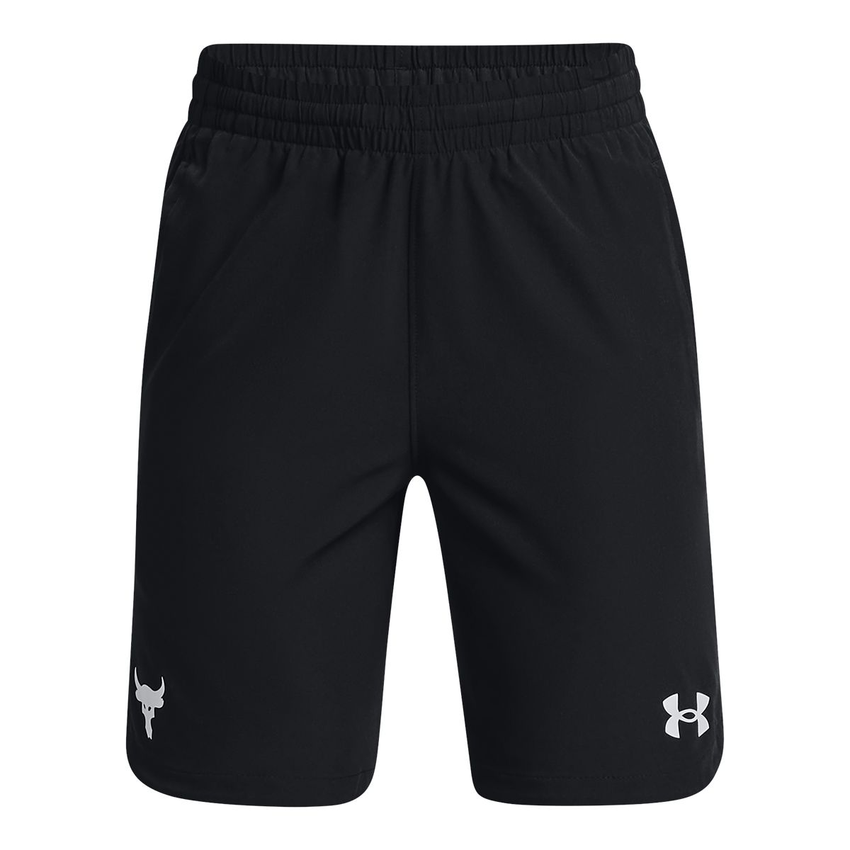 Under Armour Boys' Project Rock Woven Shorts, Kids', Athletic, Elastic ...