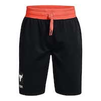 Under Armour Boys' Project Rock Knit Shorts Front_Flat