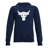 Under Armour Boys' Project Rock Rival Pullover Hoodie Front_Flat