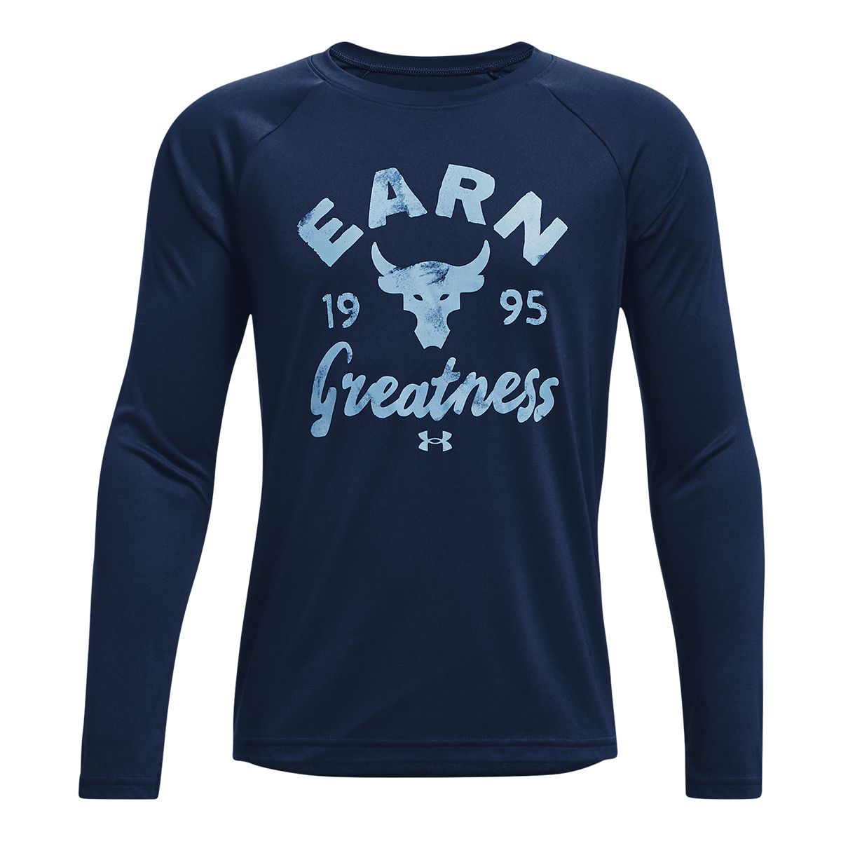 Under Armour Boys' Project Rock Earn Greatness Long Sleeve Shirt