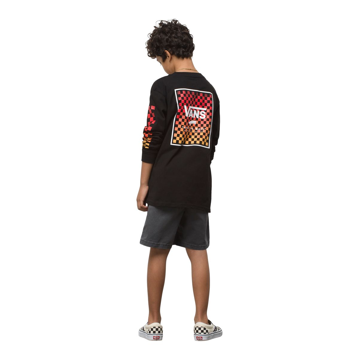 Vans Boys' Range Salt Wash Shorts, Kids', Elastic Waistband, Pockets