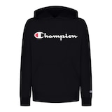 Champion Boys' Classic Script Hoodie Front_Flat
