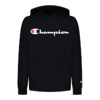 Champion Boys' Classic Script Hoodie Front_Flat