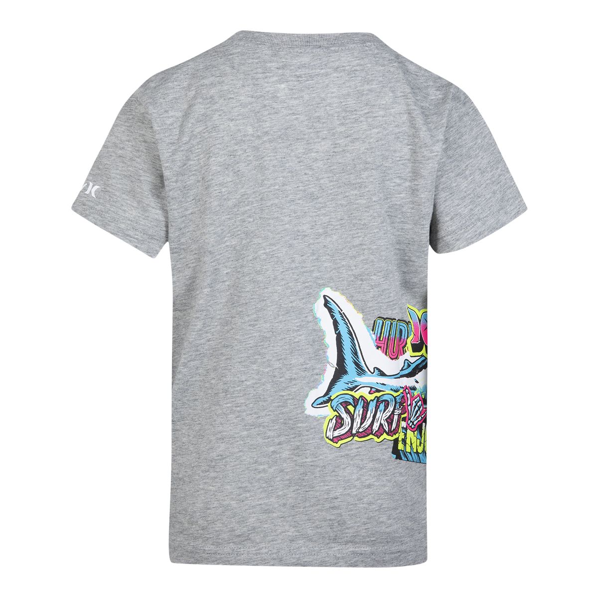 Hurley Boys' Shark Wrap T Shirt, Kids', Crewneck, Cotton, Graphic