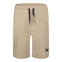 Hurley Boys' H20 Pull On Woven Shorts, Kids', Elastic Waistband, Pockets Front_Flat