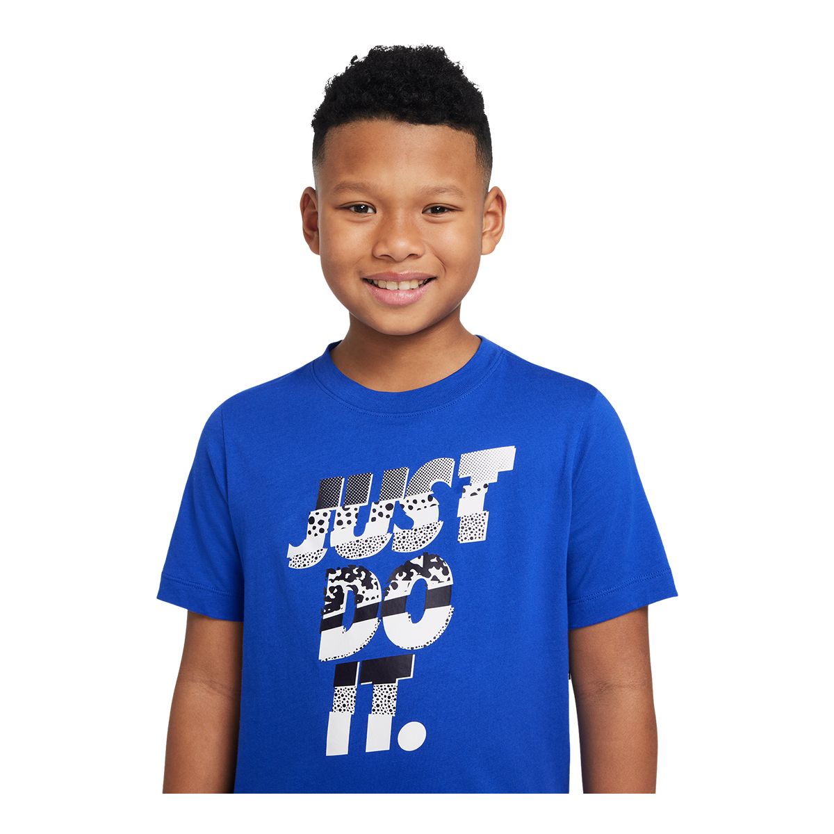 Nike Boys' Core Brandwork T Shirt, Kids', Crewneck, Cotton, Casual