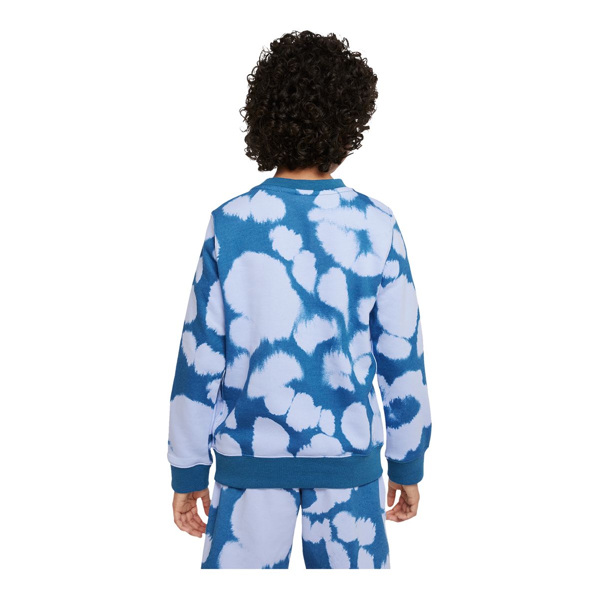 Nike Sportswear Boys' Neo Dye All Over Print French Terry Sweatshirt