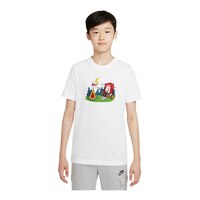 Nike Sportswear Boys' Boxy All Over Print T Shirt, Kids', Crewneck, Cotton, Graphic Front_Flat
