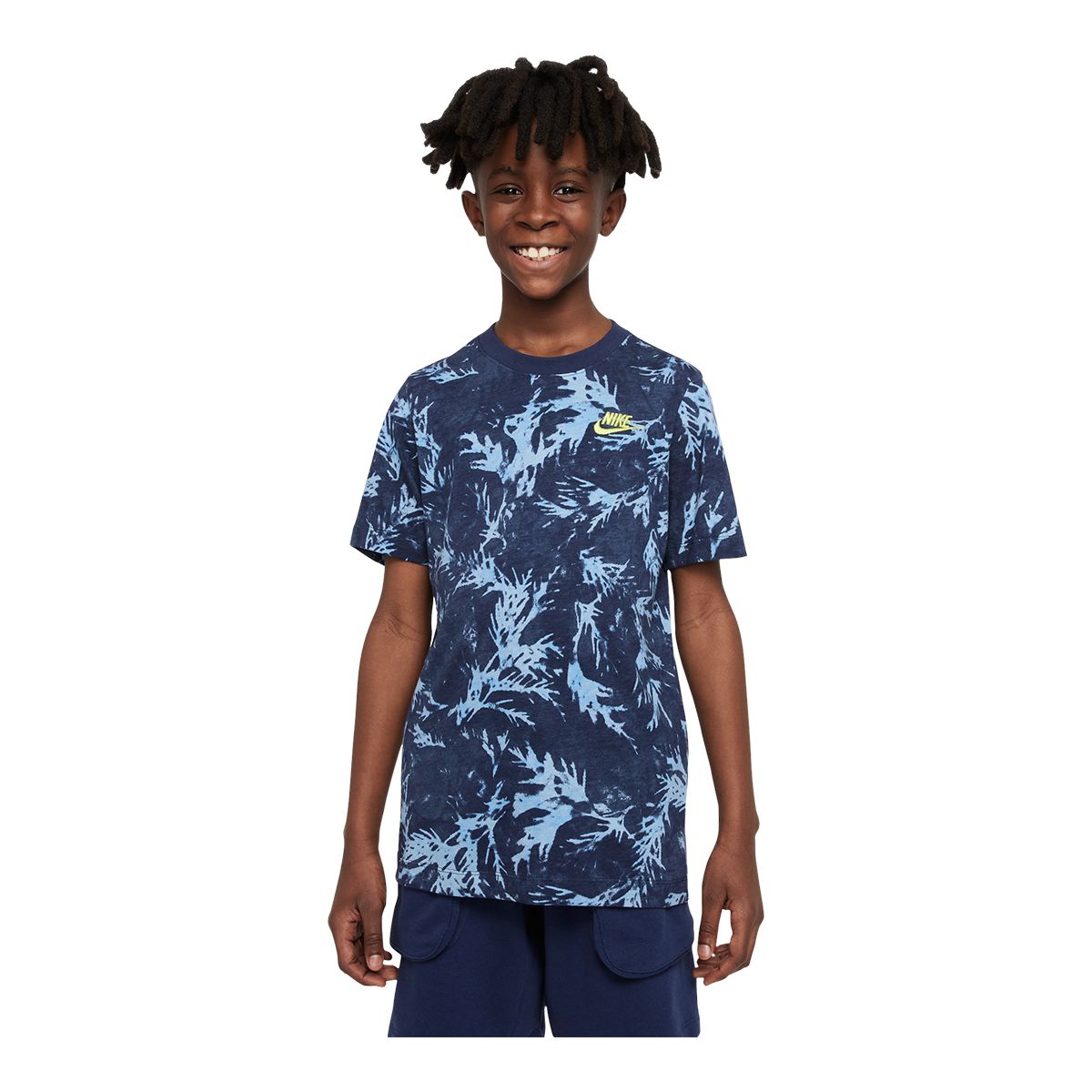 Blue camo store nike shirt