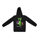 Character Minecraft Spray Paint Pullover Hoodie Front_Flat