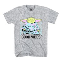 Character Mandalorian Good Vibes T Shirt Front_Flat