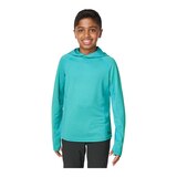 FWD Boys' Basic Base Hooded Top Front_Angled_Left