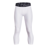 Under Armour Boys' HeatGear© Armour 3/4 Leggings Front_Flat