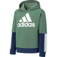 adidas Boys' Colourblock Pullover Hoodie Front_Angled_Left
