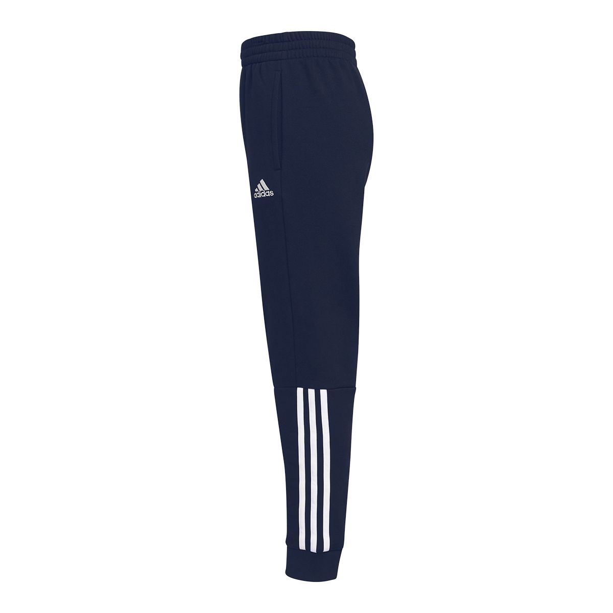 adidas Kids' Boys' 3-Stripe Colorblock Sweatpants, Joggers, Casual, Athletic