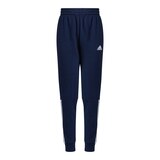 adidas Kids' Boys' 3-Stripe Colorblock Sweatpants, Joggers, Casual, Athletic Front_Flat