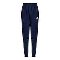 adidas Kids' Boys' 3-Stripe Colorblock Sweatpants, Joggers, Casual, Athletic Front_Flat