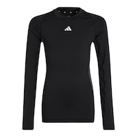 adidas Kids' Techfit Long Sleeve Training Shirt Front_Flat