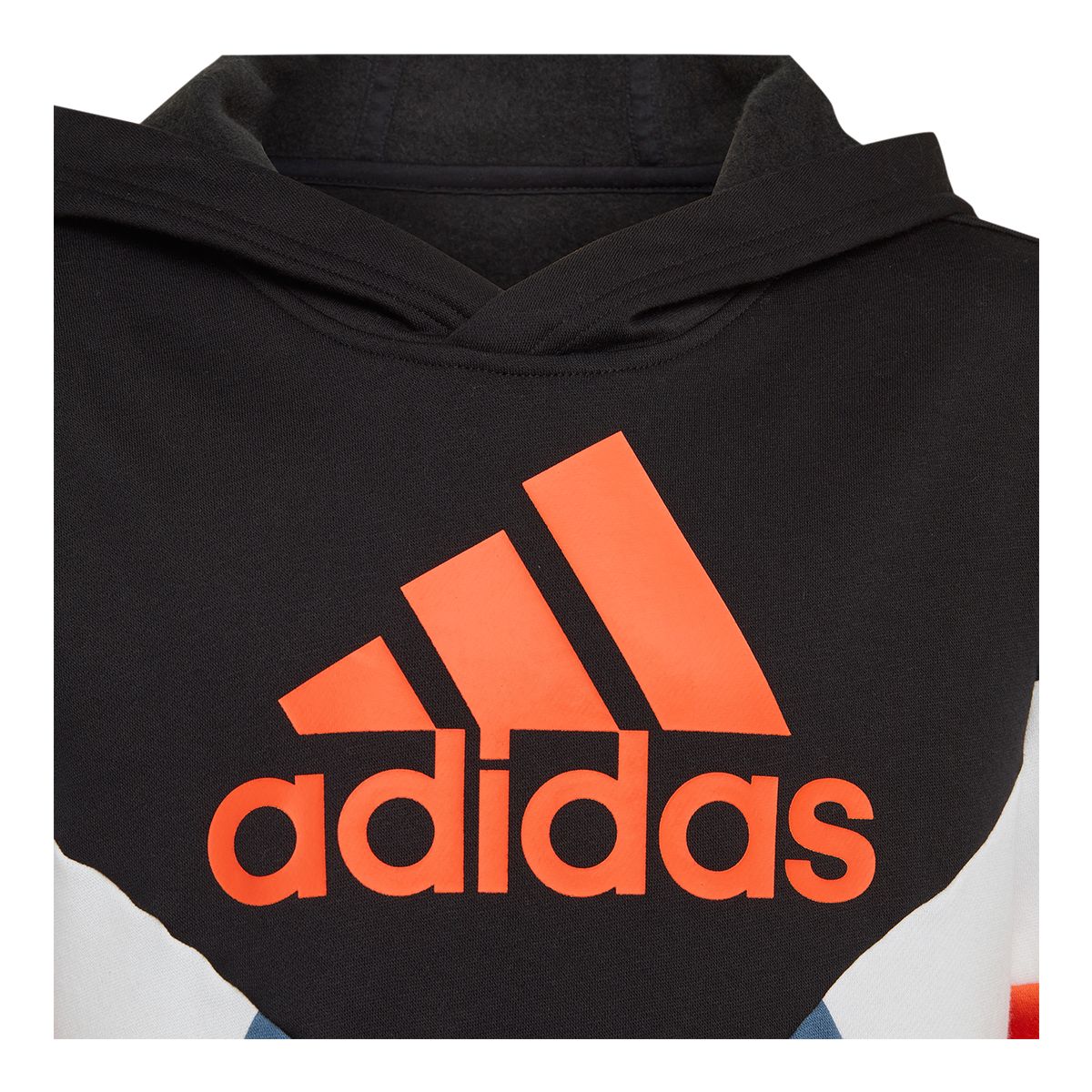 adidas Boys' Logo CB Fleece Pullover Hoodie