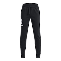 Under Armour Boys' Rival Fleece Big Logo Fill Jogger Pants Front_Flat