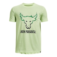 Under Armour Boys' Project Rock IP Brahman T Shirt Front_Flat