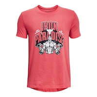 Under Armour Boys' Project Rock Open 24 Hrs T Shirt Front_Flat