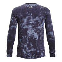 Under Armour Boys' Project Rock Brahman Globe Long Sleeve T Shirt Back_Flat