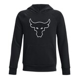 Under Armour Kids' Project Rock Applique Pullover Hoodie Front_Flat